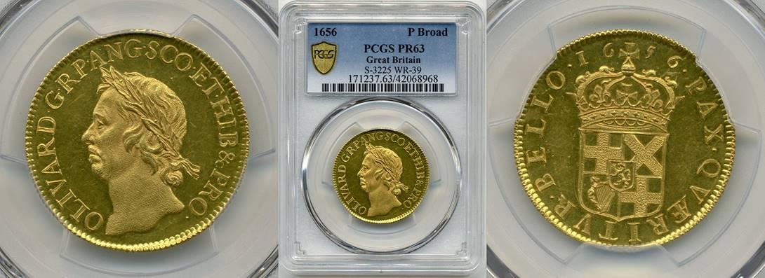 Great Britain Gold Pattern Broad PCGS PR63