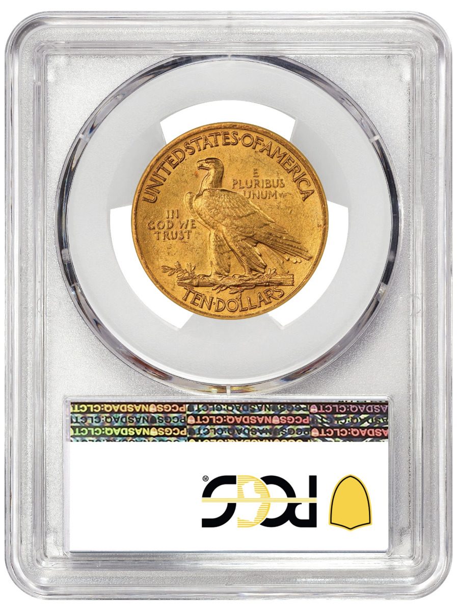 1908 $10 GOLD INDIAN HEAD PCGS MS62 - Westminster Mint