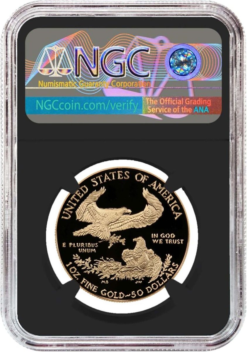 2020 WEST POINT V75 $50 PROOF GOLD EAGLE PF70 Signed by U.S. Mint Director David Ryder - Westminster Mint