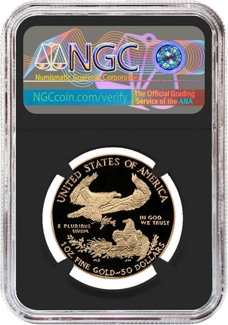 2020 WEST POINT V75 $50 PROOF GOLD EAGLE PF70 Signed by U.S. Mint Director David Ryder - Westminster Mint
