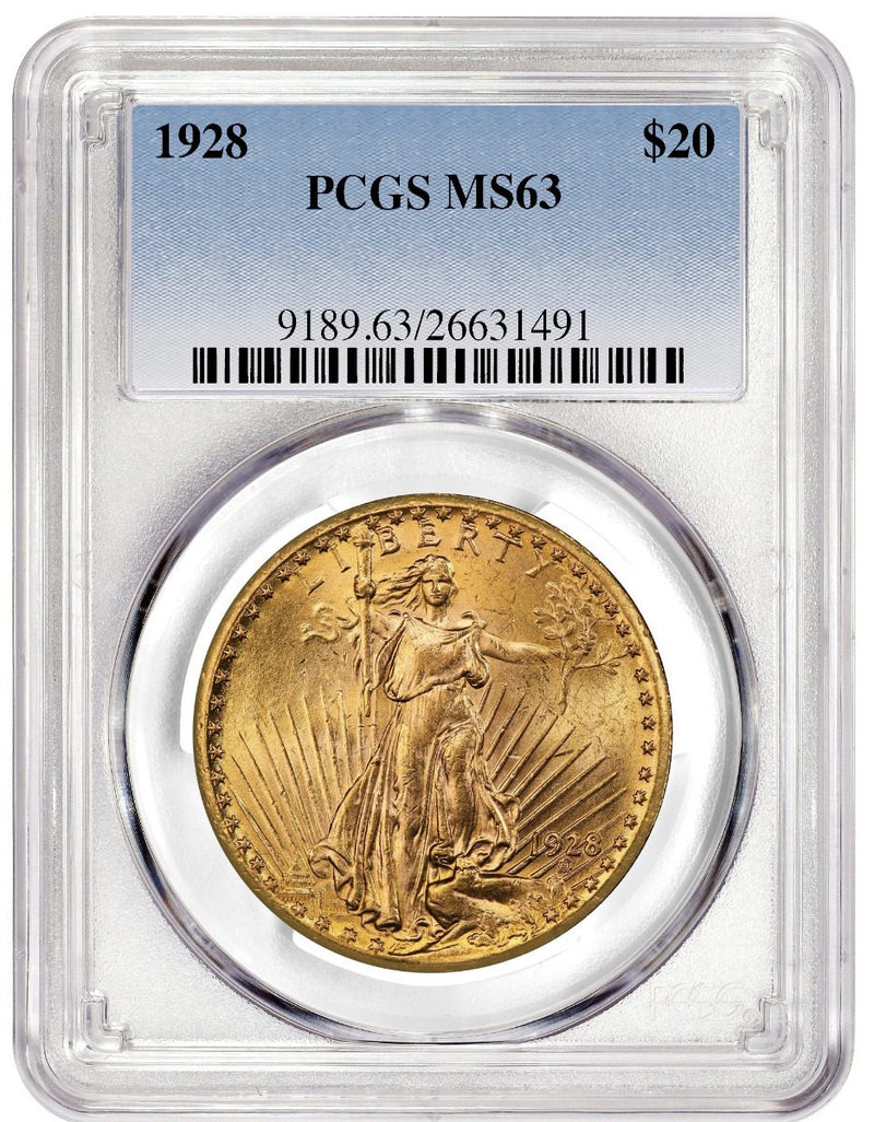 1908 $20 ST GAUDENS PCGS MS62 - Westminster Mint