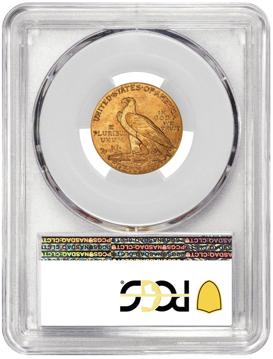 1908 $5 GOLD INDIAN HEAD PCGS MS62 - Westminster Mint