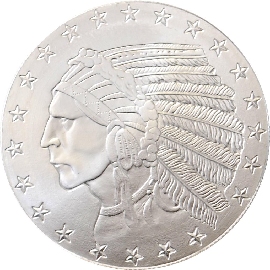Silver Bullion Rounds Indian Head Design - Westminster Mint