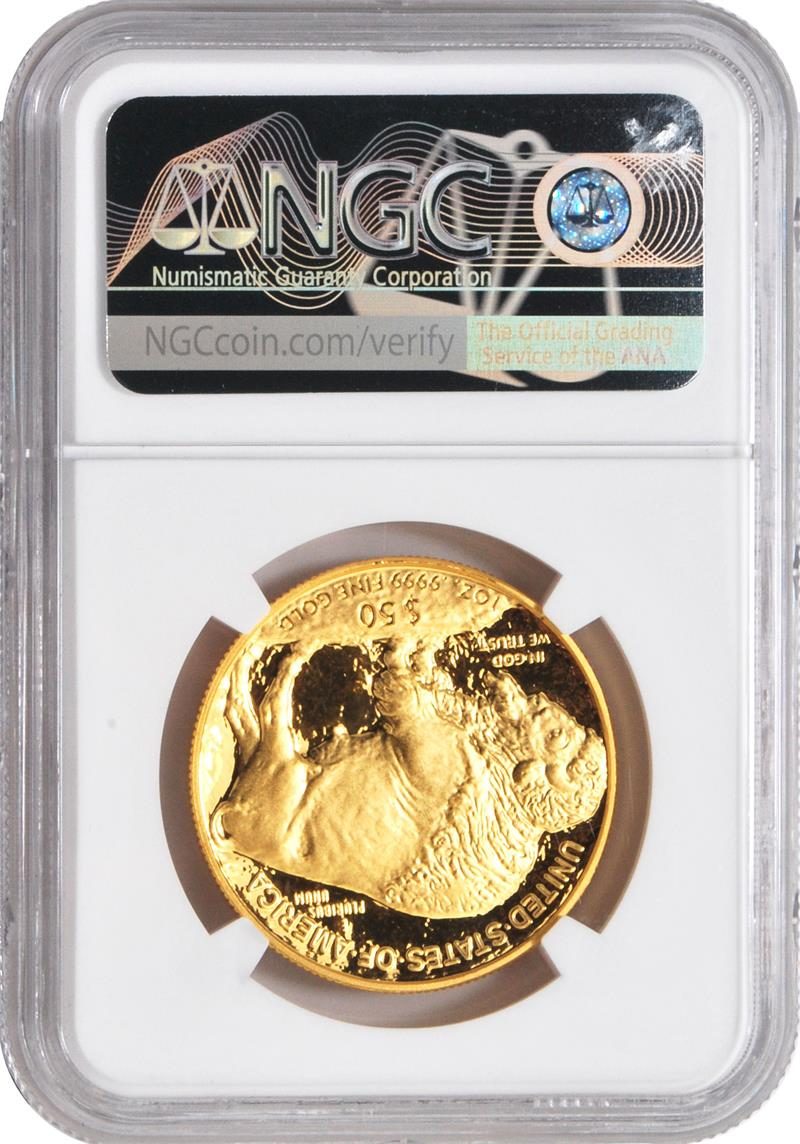 2006 American $50 Buffalo NGC PR70 W/Michael Castle Signature - Westminster Mint