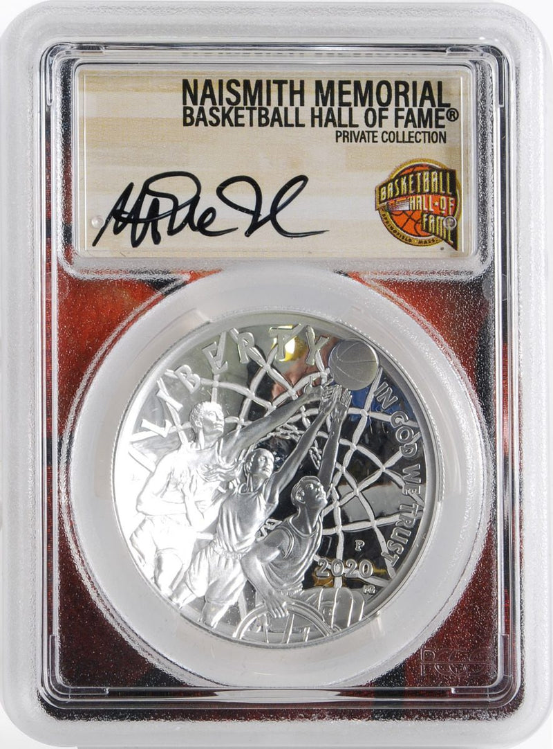 2020 Basketball Hall of Fame Proof 3-pc Set PCGS PR70 First Day of Issue w/Magic Johnson Signature - Westminster Mint