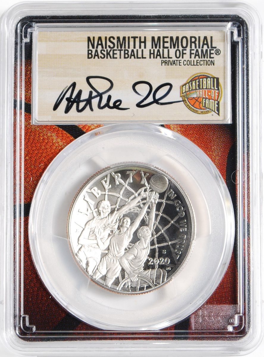 2020 Basketball Hall of Fame Proof 3-pc Set PCGS PR70 First Day of Issue w/Magic Johnson Signature - Westminster Mint