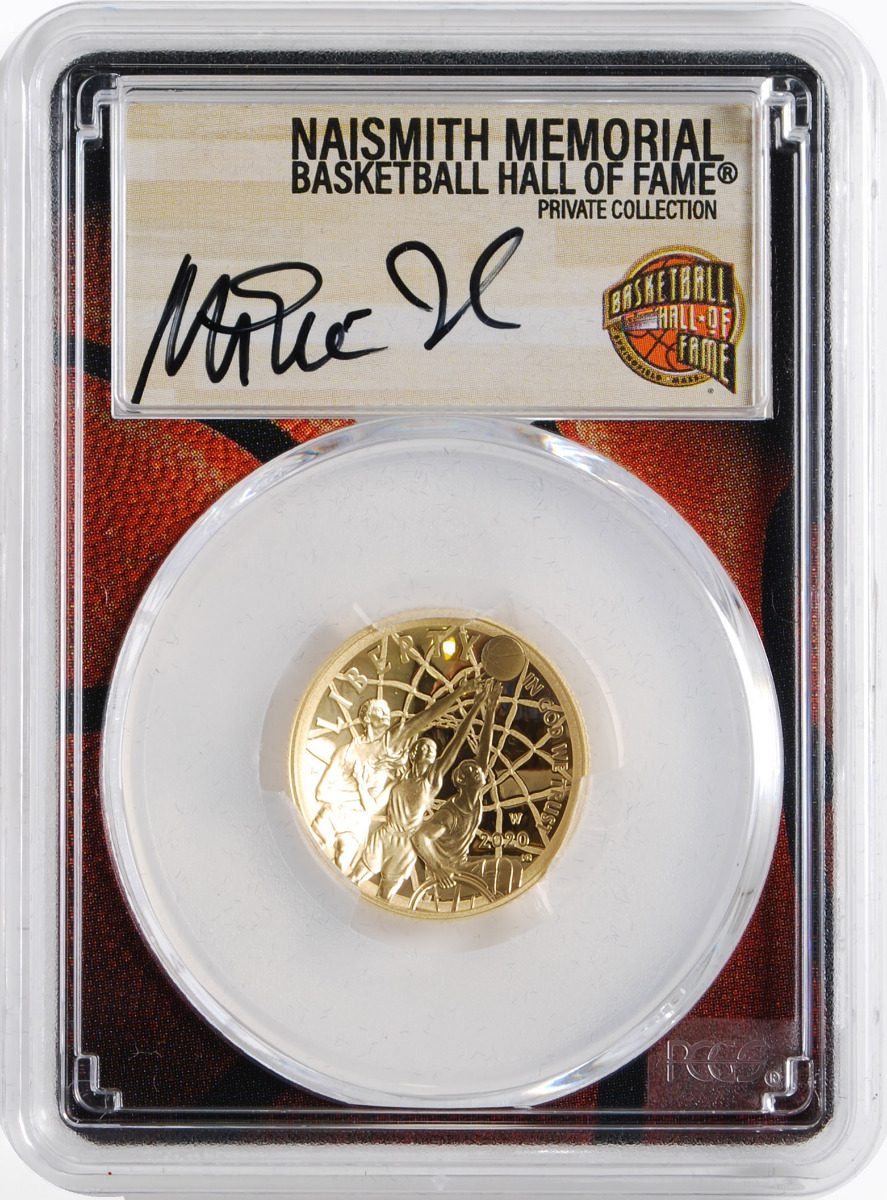 2020 Basketball Hall of Fame Proof 3-pc Set PCGS PR70 First Day of Issue w/Magic Johnson Signature - Westminster Mint