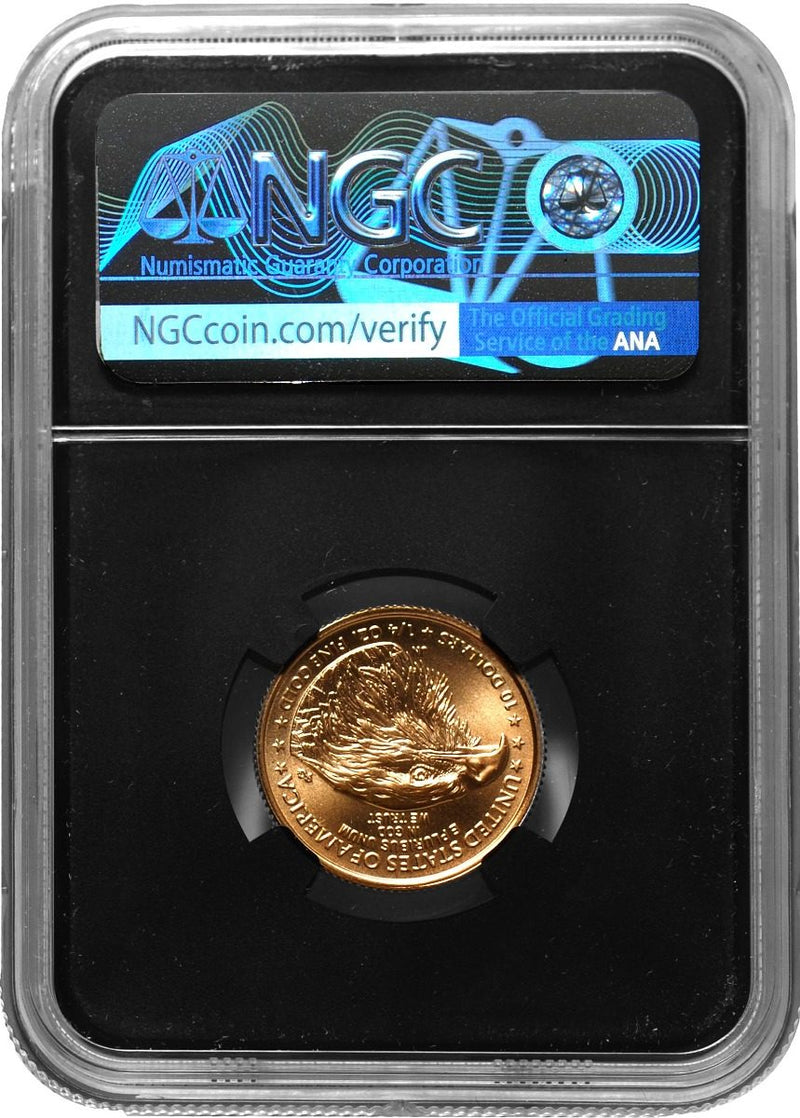 2021 Four-Piece American Gold Eagle Type 2 Set NGC MS70 First Day of Release Edmund C. Moy Signatures - Westminster Mint