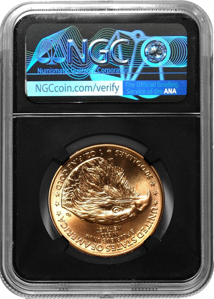2021 Four-Piece American Gold Eagle Type 2 Set NGC MS70 First Day of Release Edmund C. Moy Signatures - Westminster Mint