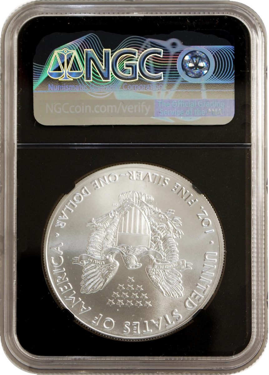 2021 American Silver Eagle NGC MS70 FDI Heraldic Eagle Type 1 Cabral Signature - Westminster Mint