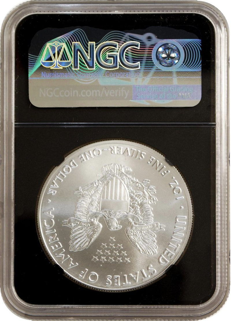 2021 American Silver Eagle NGC MS70 FDI Heraldic Eagle Type 1 Cabral Signature - Westminster Mint