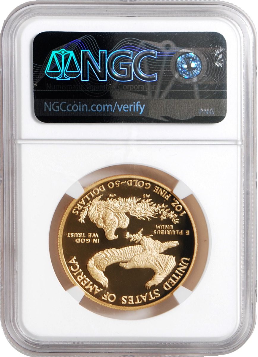 2021 $50 American Gold Eagle Type 1 NGC PF70 Ultra Cameo Michael Castle Signature - Westminster Mint