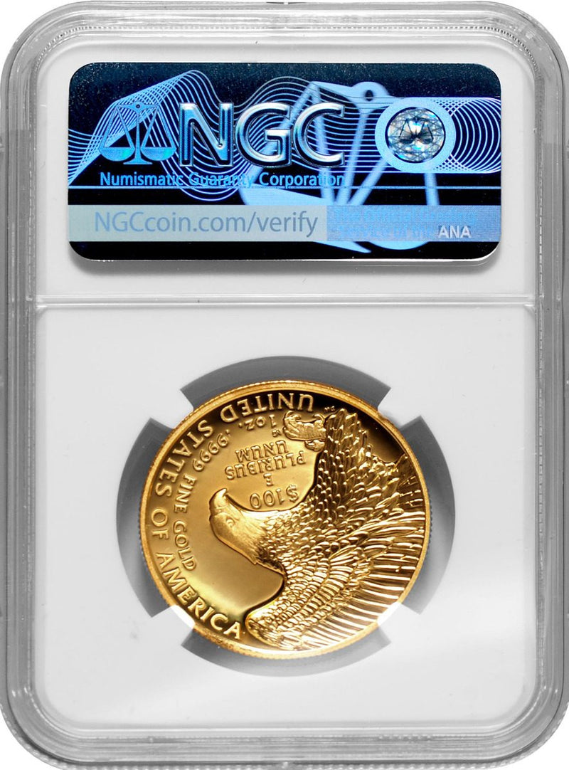 2019 W $100 American Liberty High Relief NGC SP70 WestPoint Mint Hoard Guadioso Signature - Westminster Mint