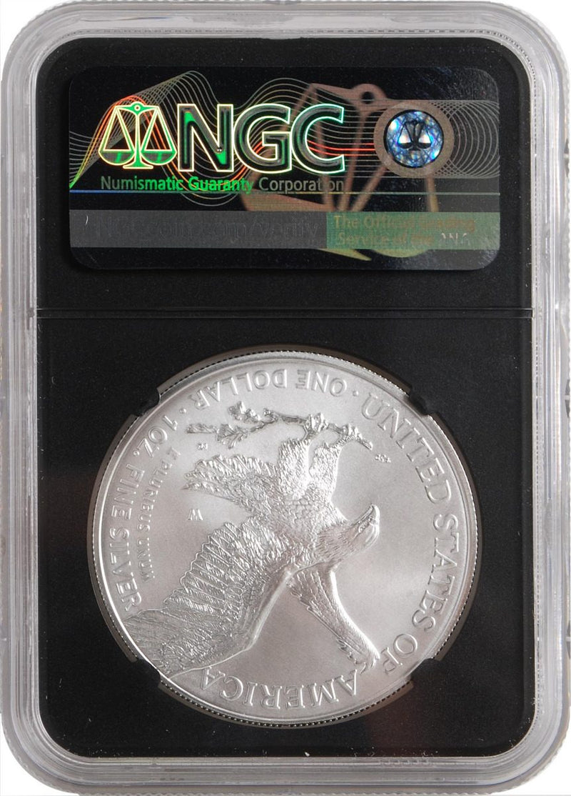 2021 W Burnished American Silver Eagle Type 2 NGC PF70 MDS FDR Moy Signature - Westminster Mint