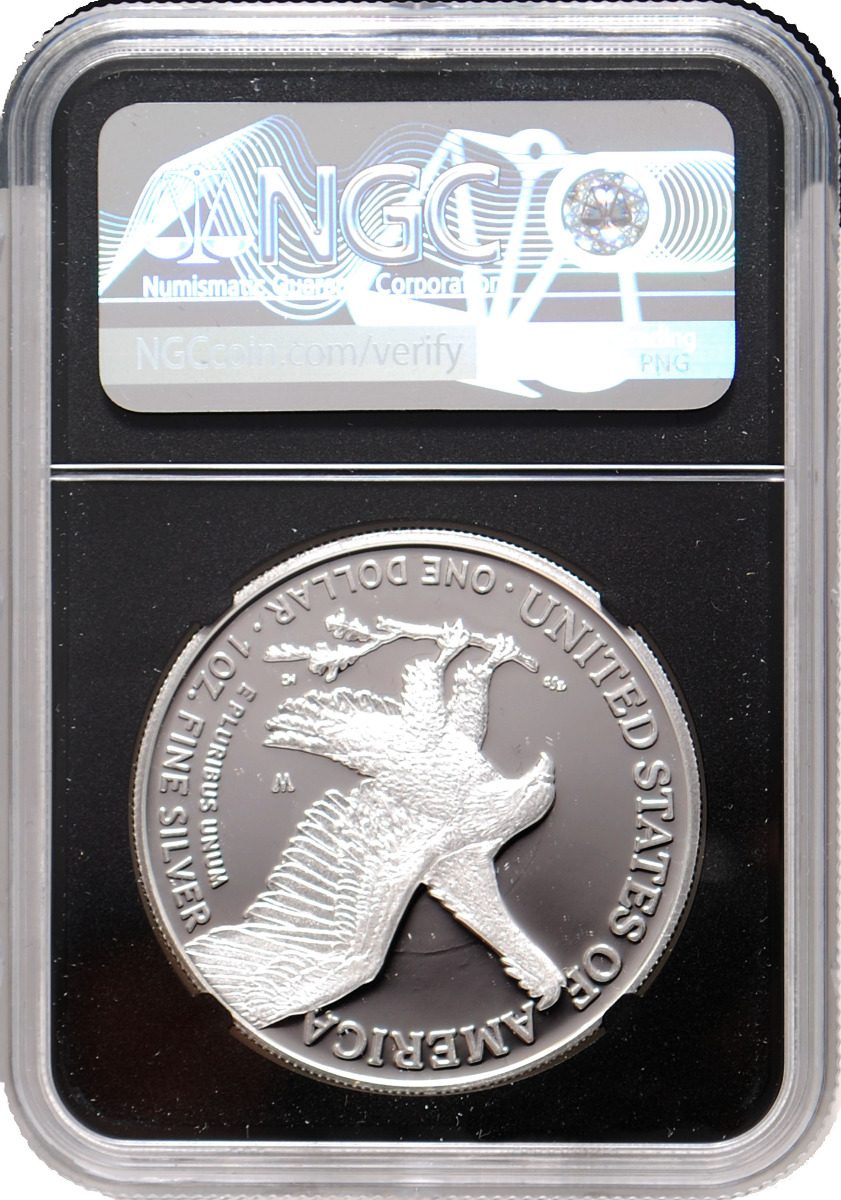 2021 W Silver Eagle NGC PF70 MDS Signed by David Ryder. First Type 2 coin First T2 Advance Release coin - Westminster Mint