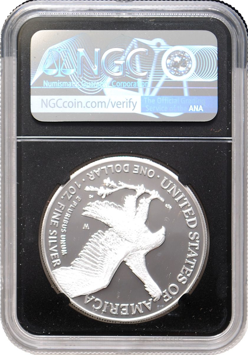 2021 W American Silver Eagle TYPE 2 Advance Release NGC PF70 Anna Cabral Signature Rarity - Westminster Mint