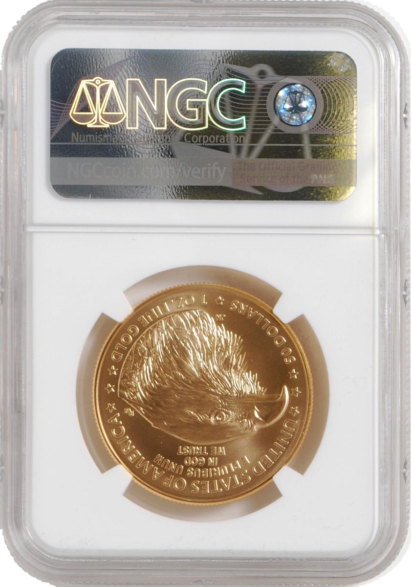 2022 $50 American Gold Eagle NGC MS70 FDI Michael Castle Signature - Westminster Mint