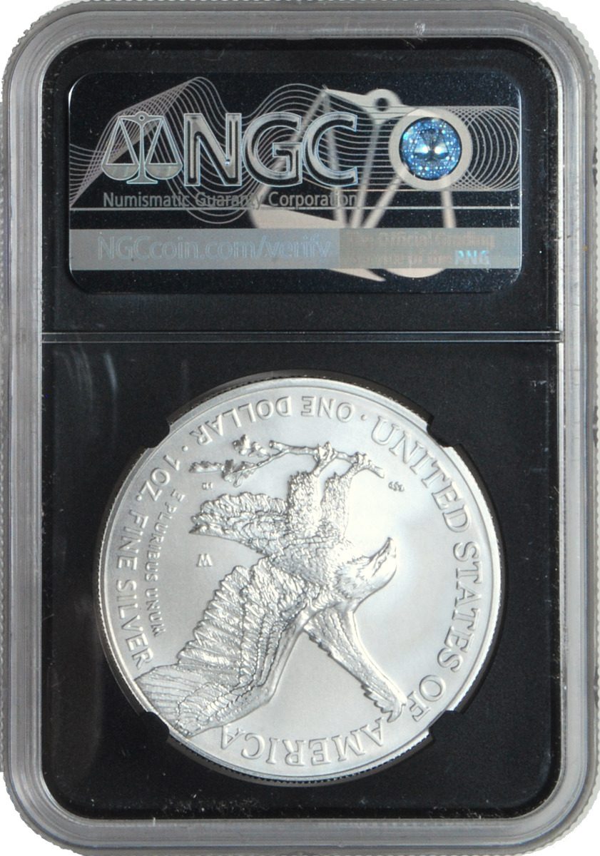 2022 W Silver Eagle NGC MS70 Advance Release Cabral Signed- First-Ever Advance Release T2 Burnished coin - Westminster Mint