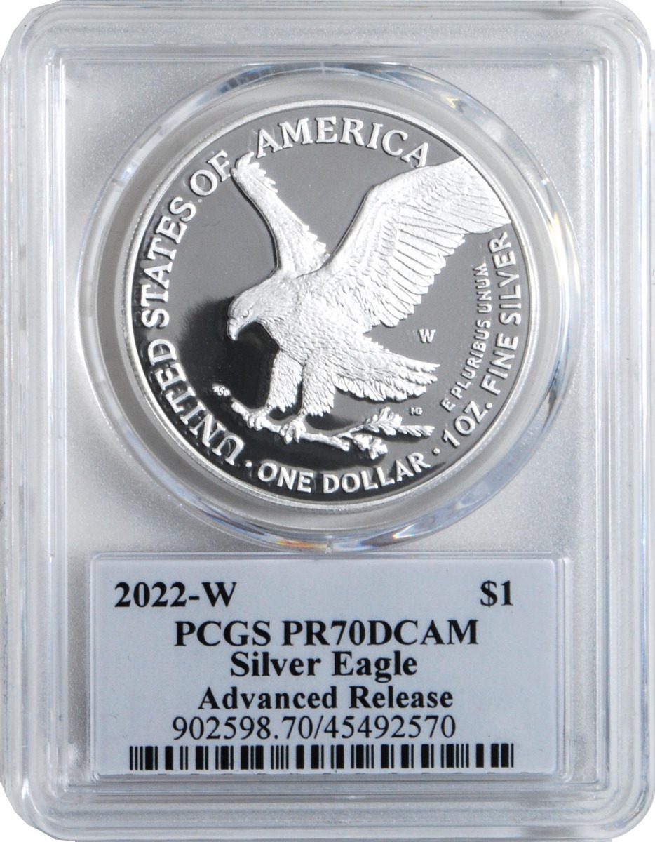 2022 Gold & Silver Eagle 2 Piece Set. Advance Release Certified Gold Eagles Signed by Emily S. Damstra - Westminster Mint