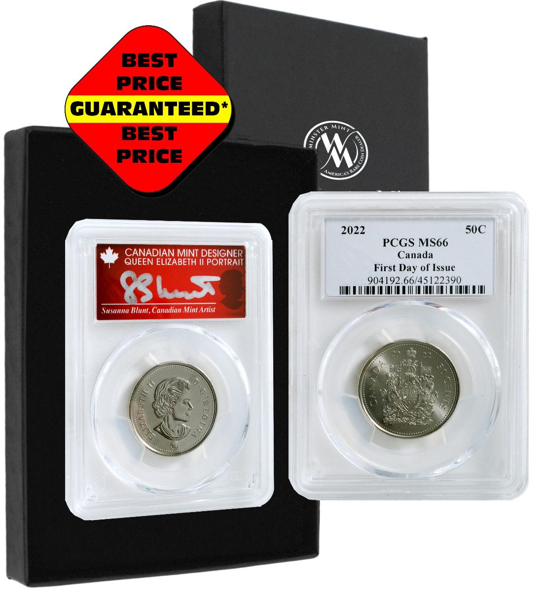 2022 50 Cent MS66 Signed By Susanna Blunt - Westminster Mint