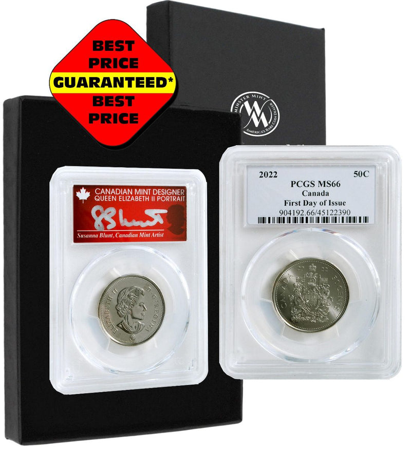 2022 50 Cent MS66 Signed By Susanna Blunt - Westminster Mint