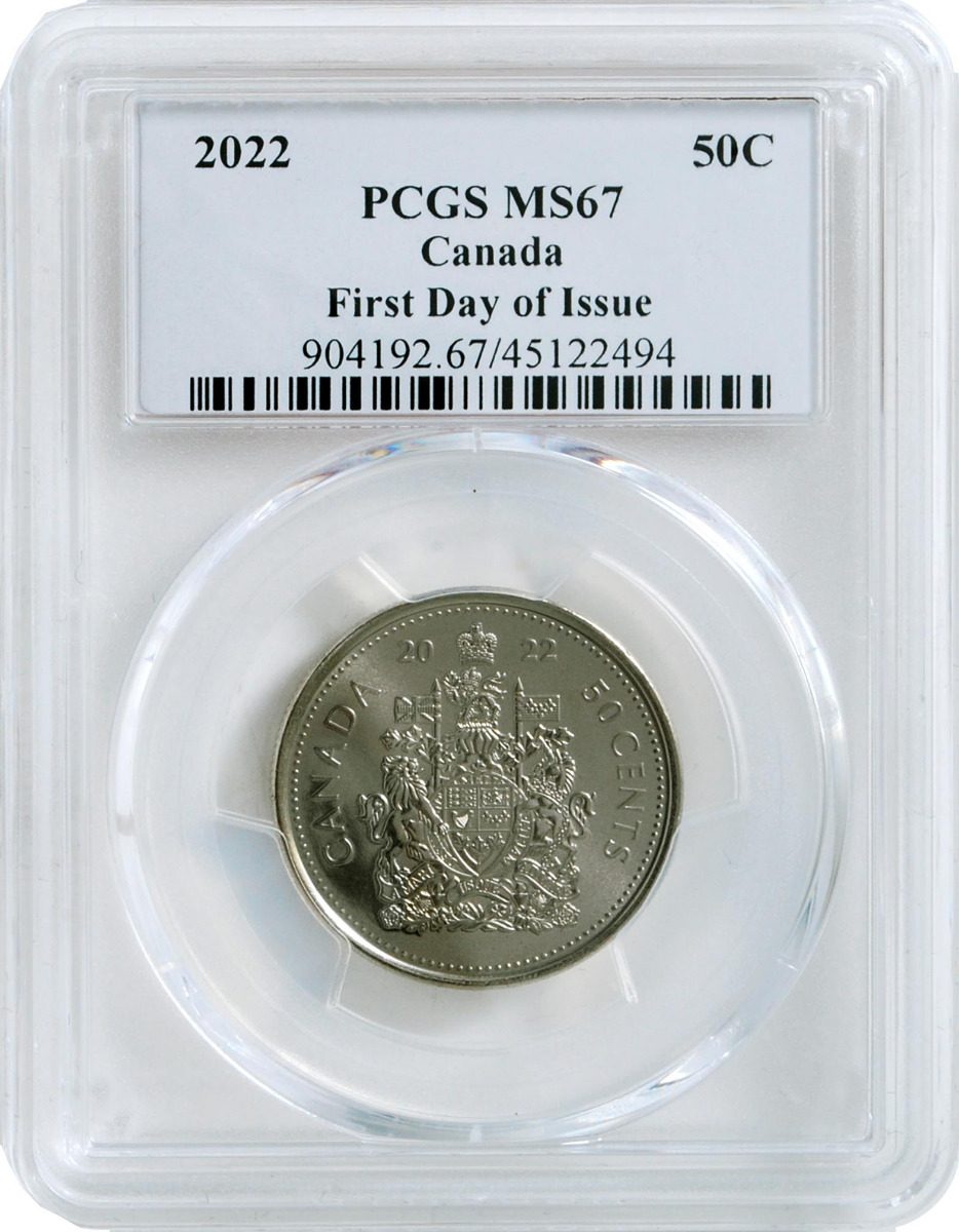 2022 50 Cent MS67 Signed By Susanna Blunt. Rare! - Westminster Mint