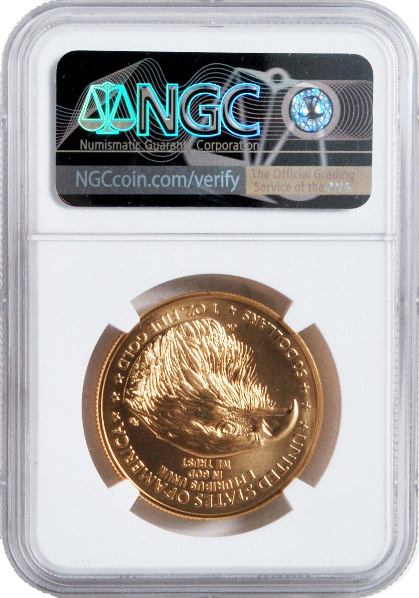 2021 $50 Gold Eagle - At Dusk & Dawn 35th Anniversary NGC MS70 2-PC set with matched Numbers Michael Castle Signature - Westminster Mint