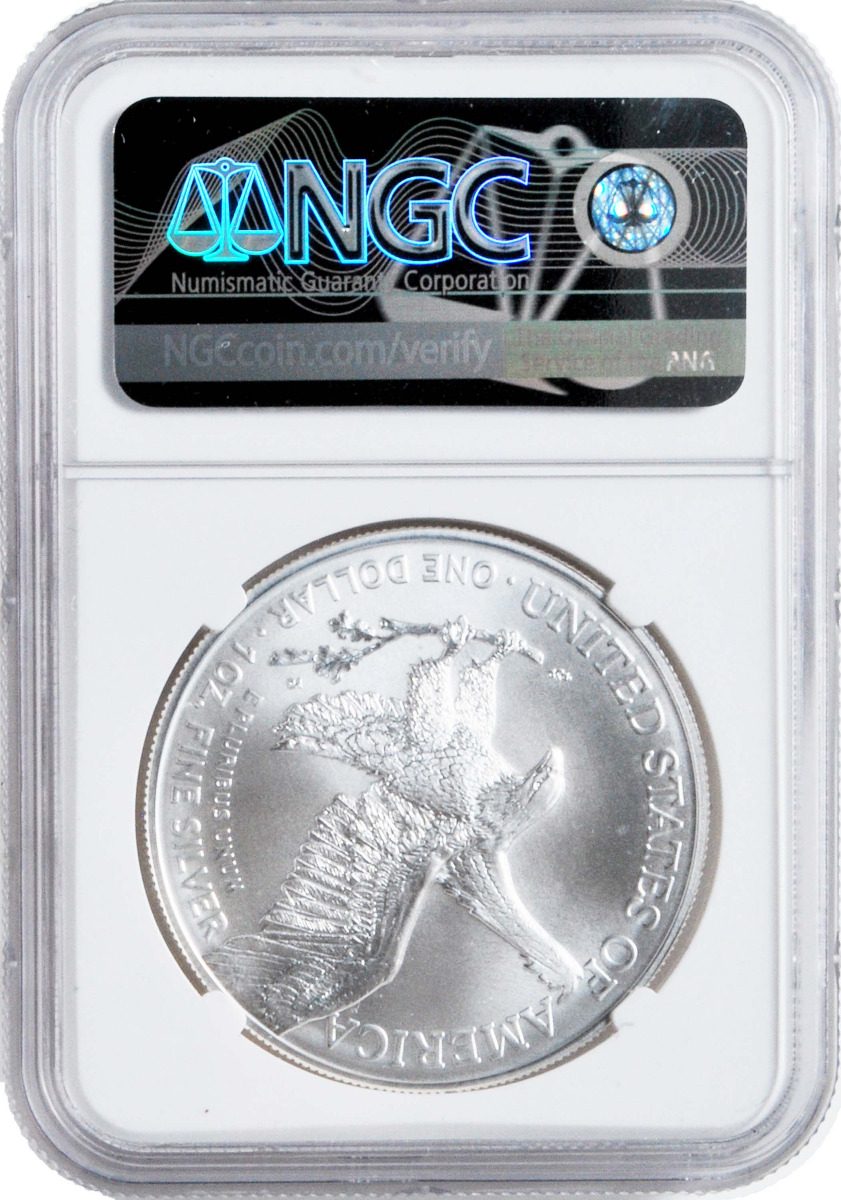 2021 Silver Eagle Type 1 & Type 2 - At Dusk & Dawn 35th Anniversary NGC MS69 2-PC set with matched Numbers Michael Castle Signature - Westminster Mint