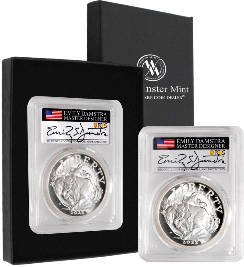 2022 P American Liberty Medal PCGS PR70 First Day of Issue w/Damstra Signature - Westminster Mint