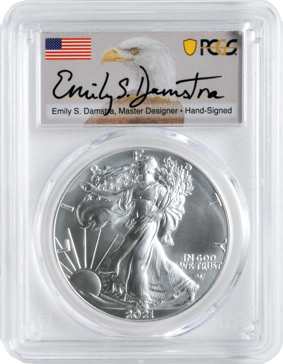 2021 Silver Eagles Last Day of production First Day of Production MS70 - Westminster Mint