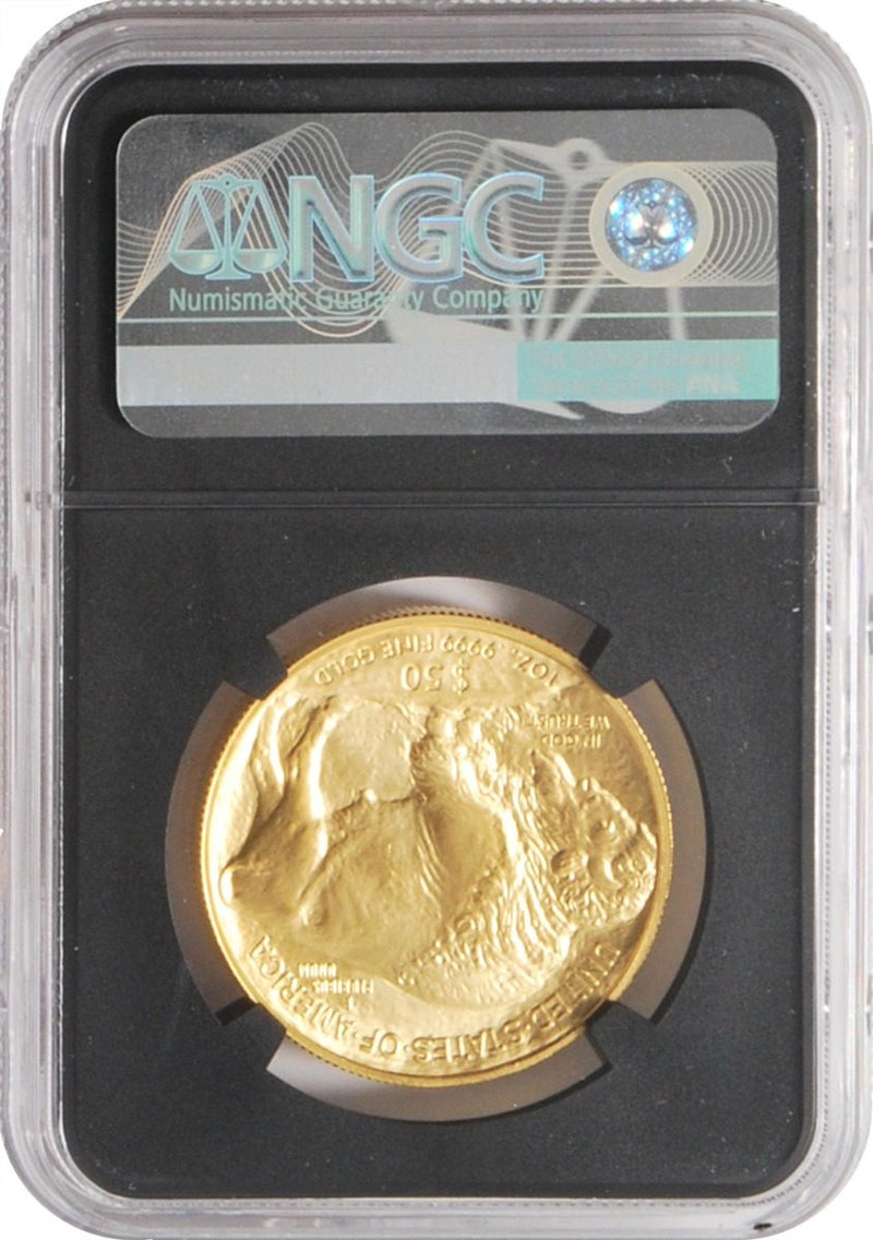 2023 $50 Gold Buffalo NGC MS70 First Day of Issue w/Anna Cabral Signature - Westminster Mint