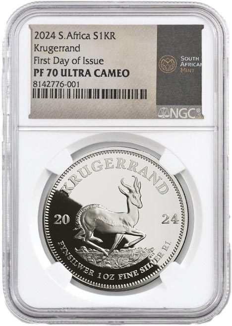2024 Silver Krugerrand PF70 FDI