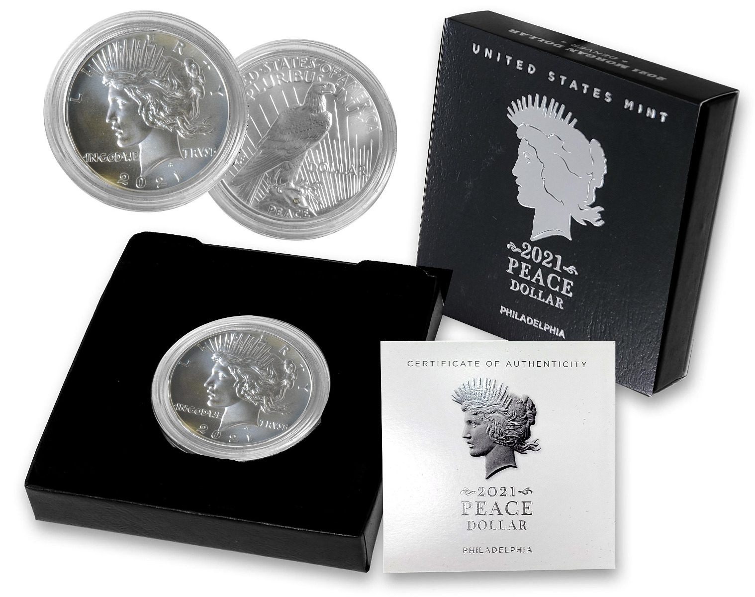 2021 Peace Silver Dollar - Original Government Packaging - Westminster Mint