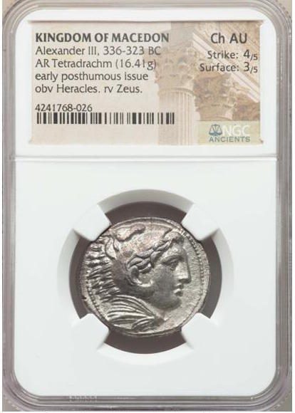 Alexander III the Great (336-323 BC). AR Tetradrachm NGC