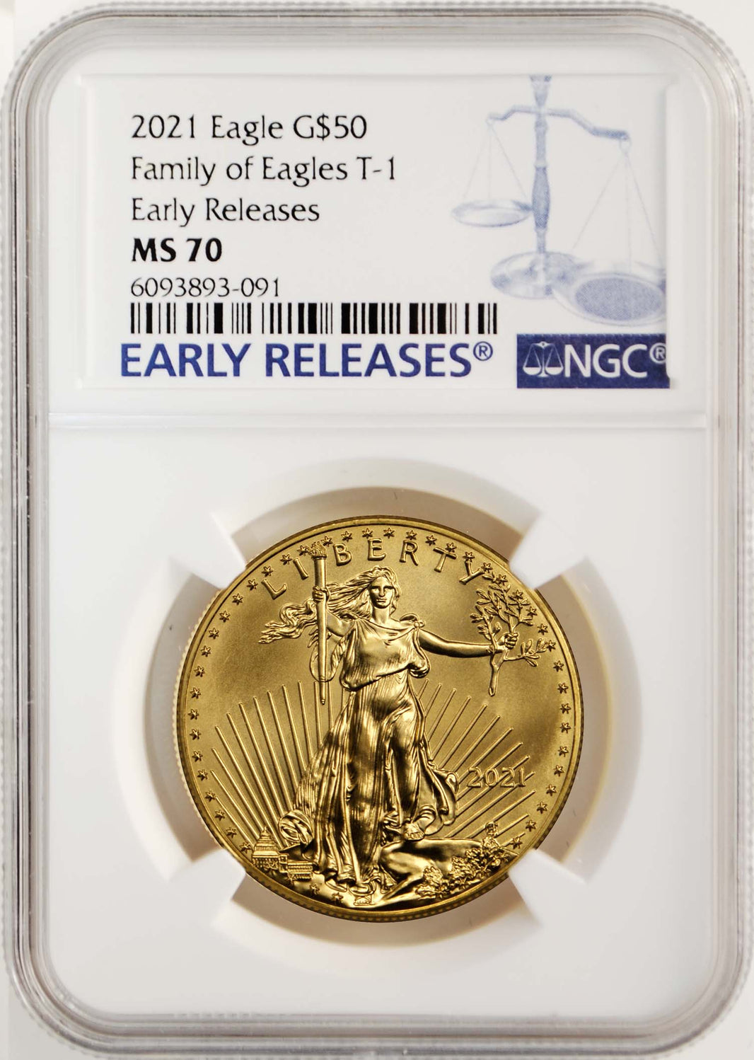 2021 W Gold Eagle Design Set T1/T2 NGC P70 Ultra Cameo David Ryder Signature