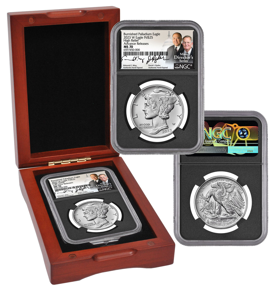 2023 W $100 Platinum Eagle – Freedom of the Press NGCX PF10 First Day of Issue w/Kenneth Bressett Signature