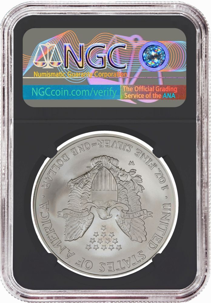 2008-W Silver Eagle Reverse of 2007 Variety - Westminster Mint