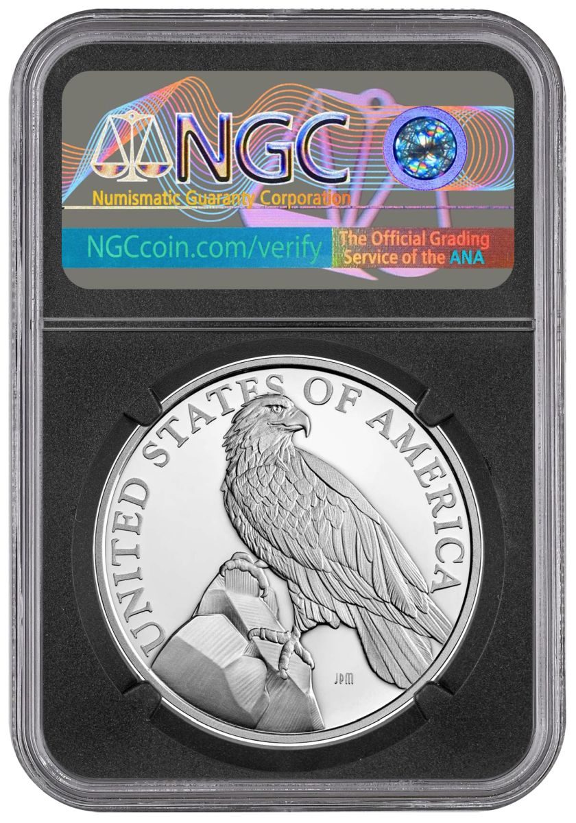 2023 P American Liberty Silver Medal NGC PF70 Advance Release Signed by Edmund C. Moy and David Ryder - Westminster Mint