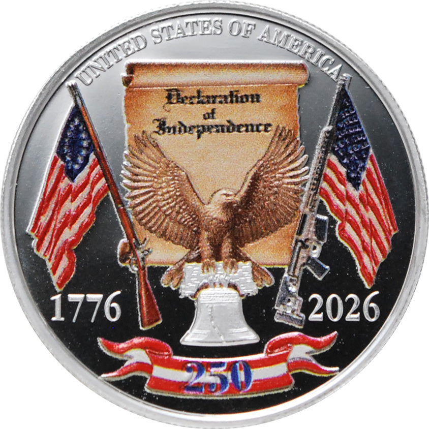 America 250 1oz Color LTD 2026 - Westminster Mint