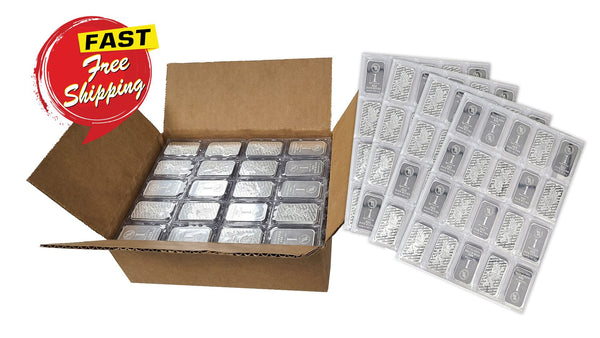 Silver Bullion Bars 500oz Monster Box 500 Bars - Westminster Mint