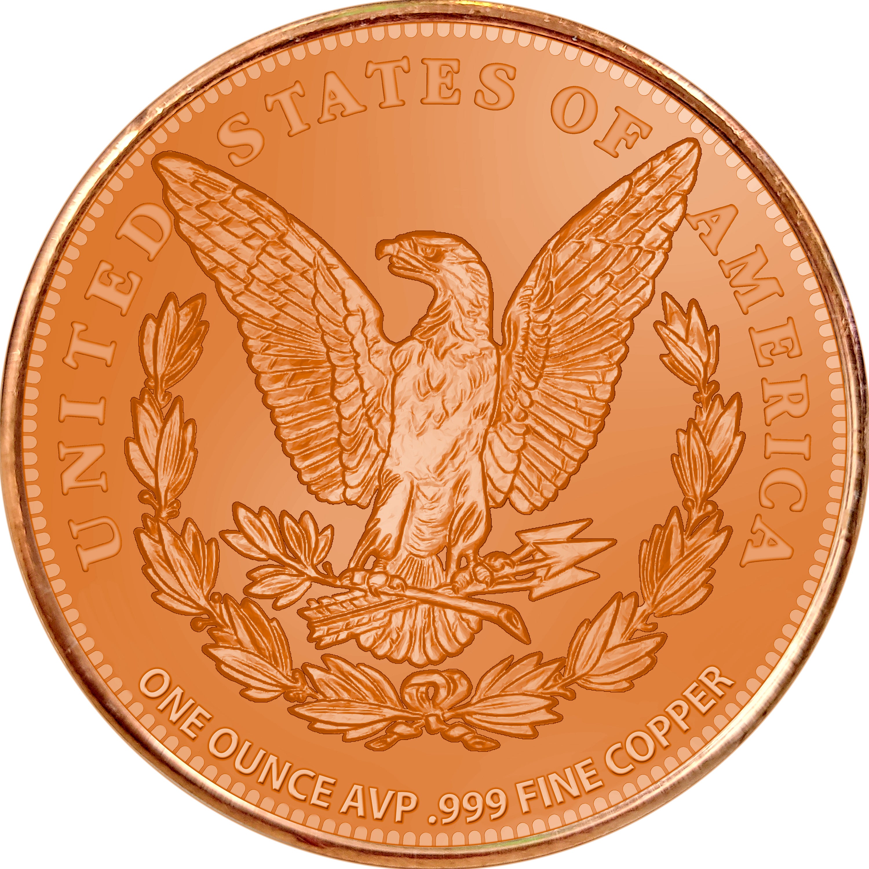MORGAN 1 OZ .999 AVP COPPER ROUND