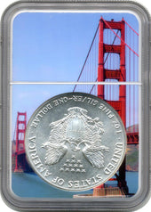 1986 ASE MS69 SAN FRAN BRIDGE HOLDER