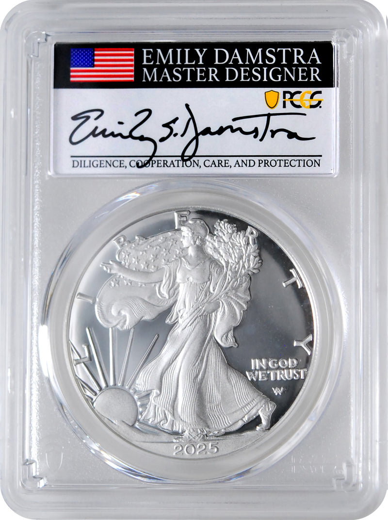 2025 FDI SILVER EAGLE PR70 DAMSTRA - Westminster Mint