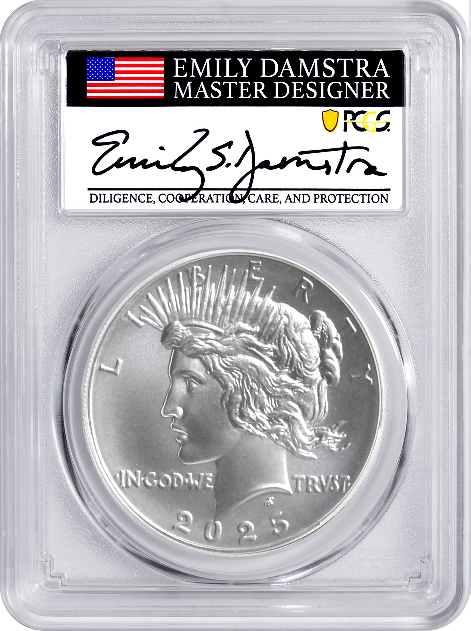 2025 Morgan & Peace Silver Dollars – First Day of Issue MS70