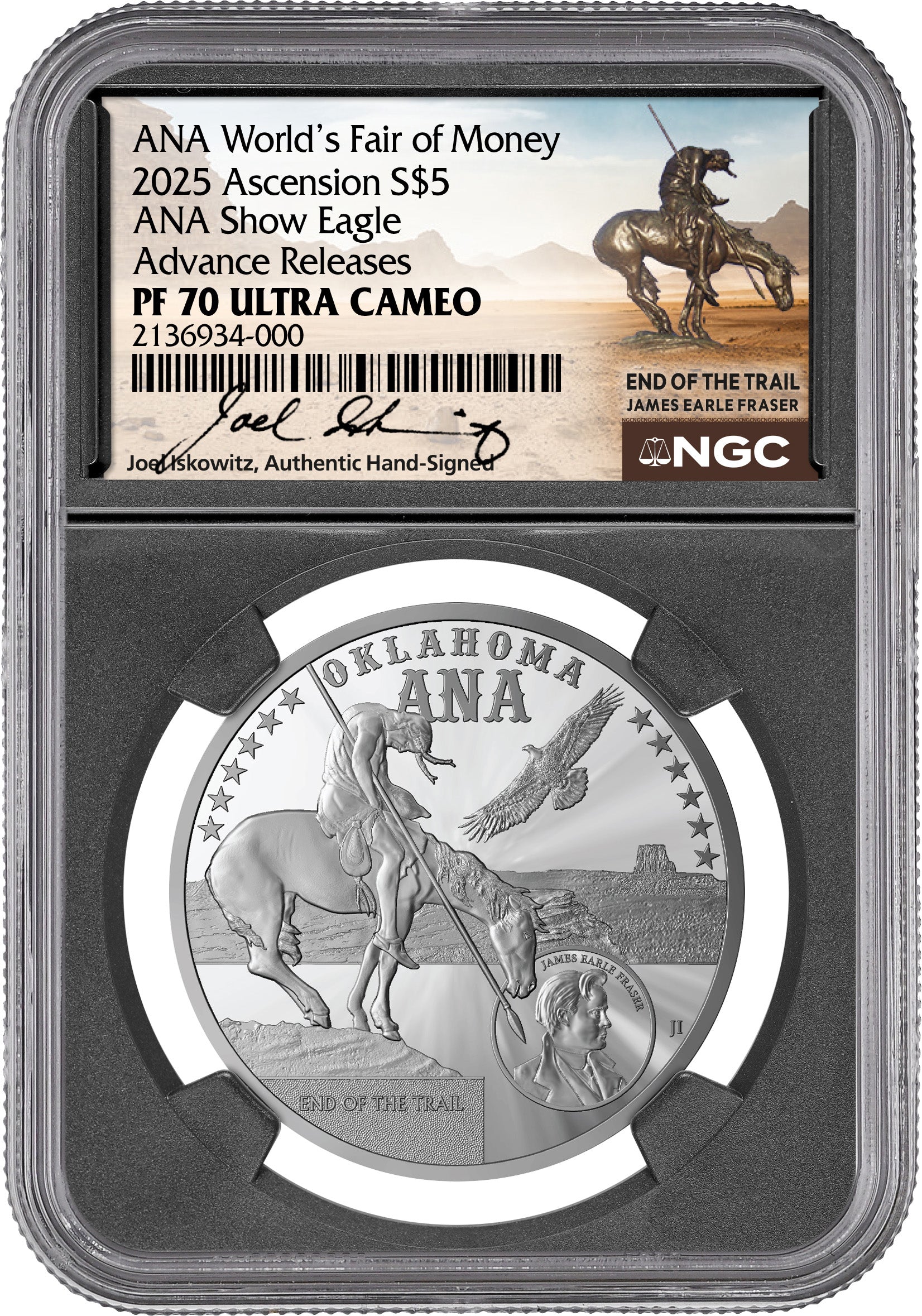 2025 ANA $5 Silver Eagle