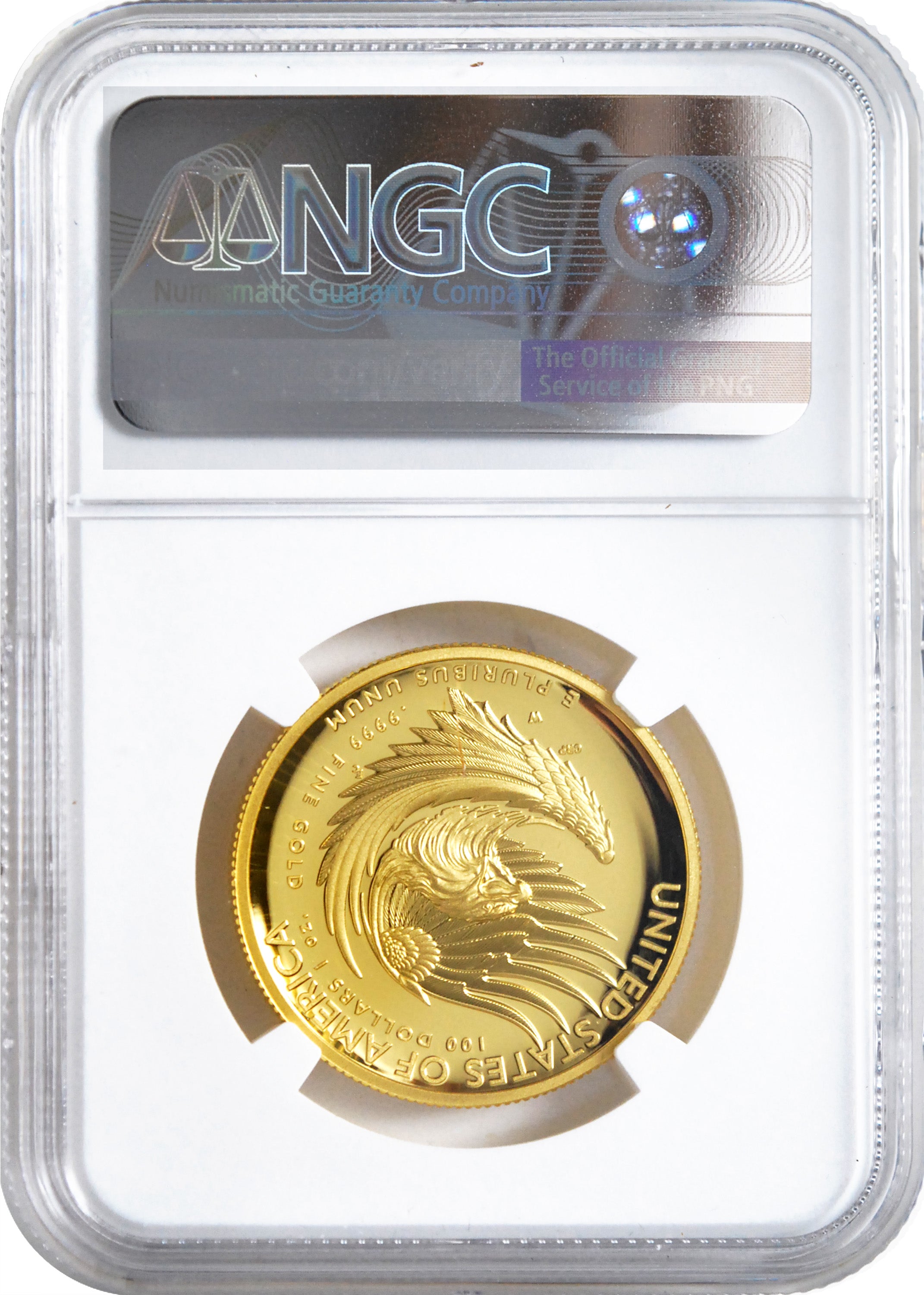 2025 ADV REL $100 GOLD PF70 MOY/RYDER