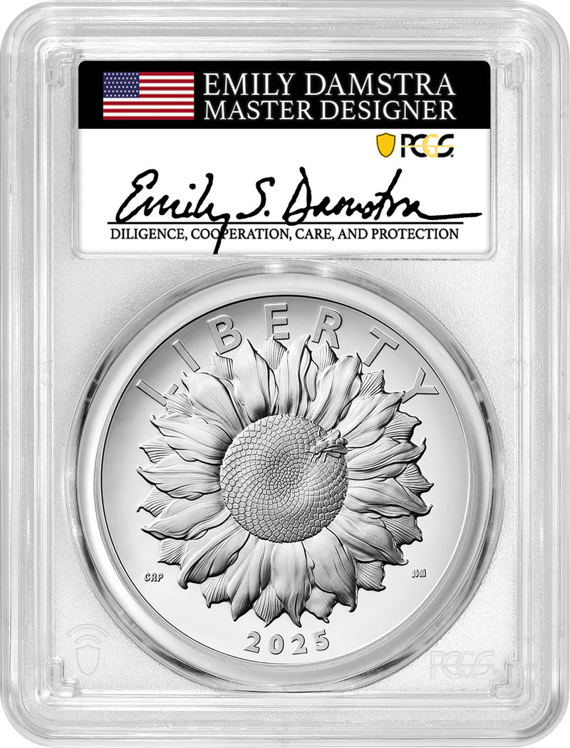 2025 AR SILVER SUNFLOWER MEDAL DAMSTRA