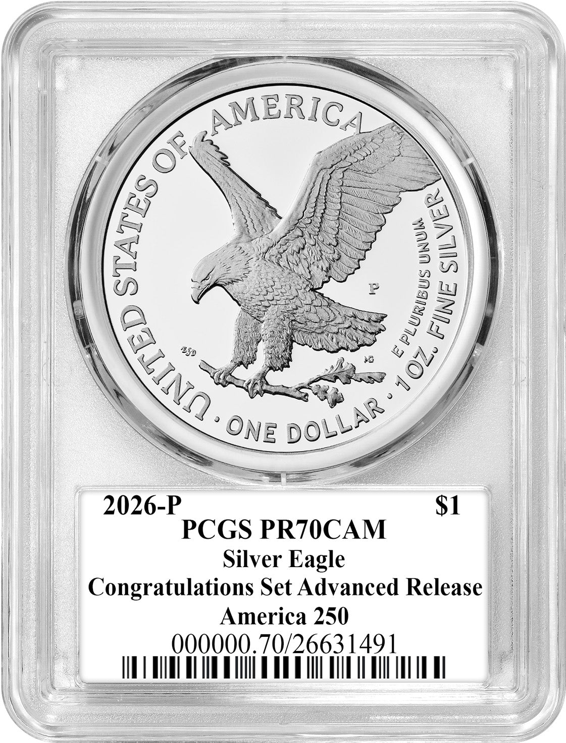 2026 ADV REL $1 PF70 Congratulations Damstra