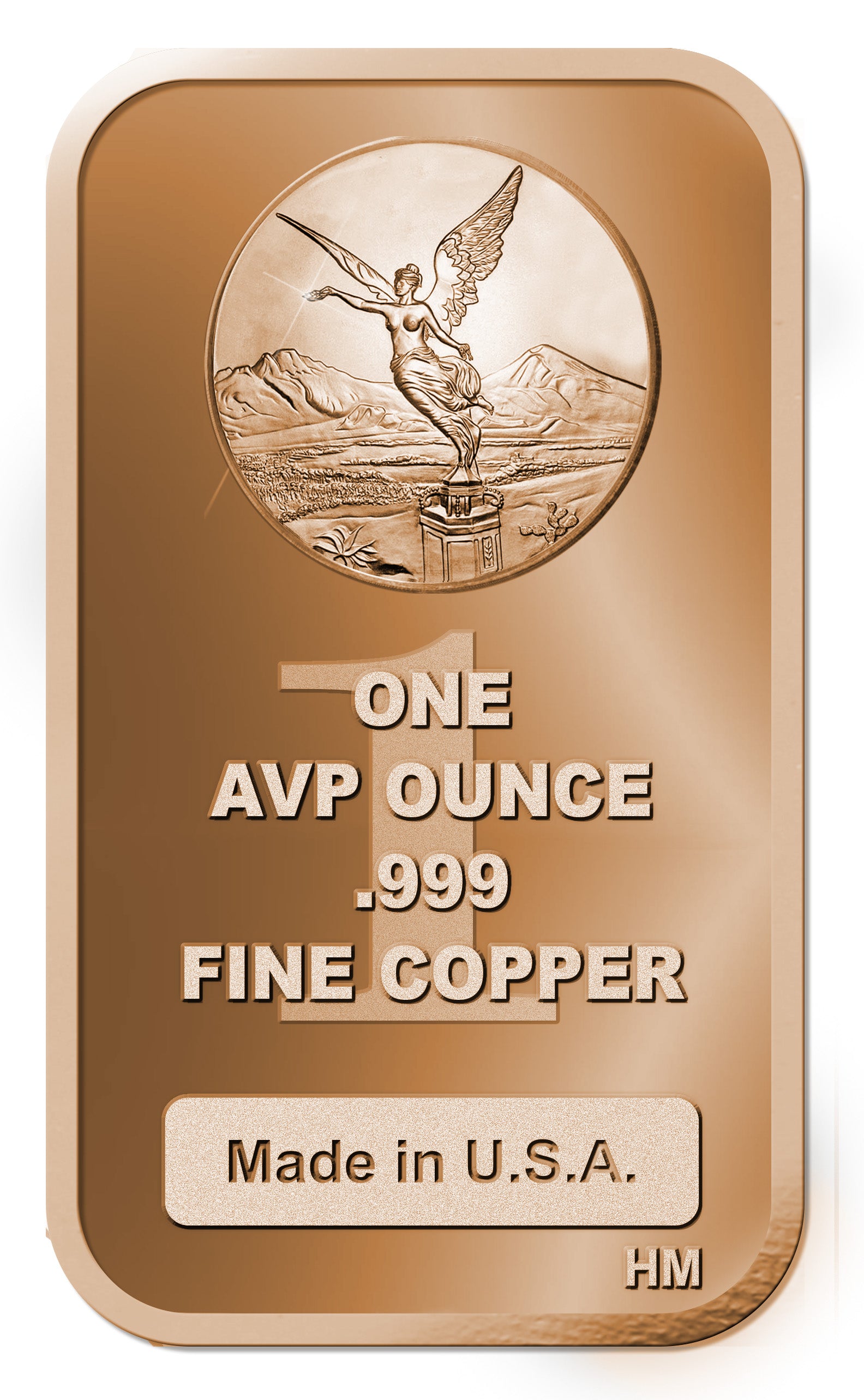 LIBERTAD MEXICO AVP .999 COPPER 1OZ BAR