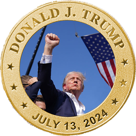 Donald Trump Tribute 39mm Bronze Coin